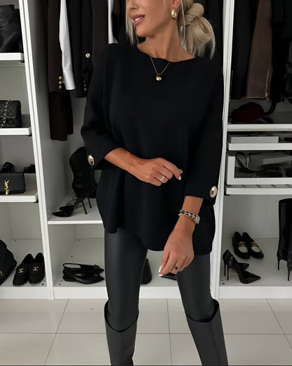 Lucía™ | Jersey suave con botones