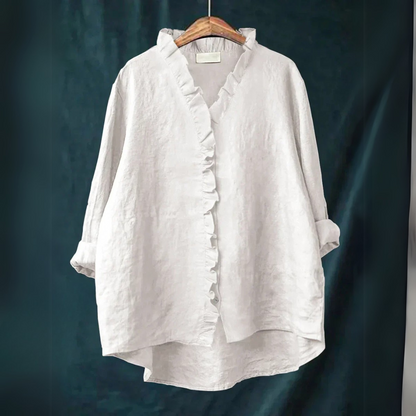 Sanela™ | Camisa Casual con Volantes