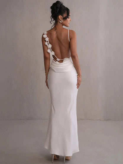Valeria™ | Vestido Largo de Noche con Espalda Descubierta y Estilo Sofisticado