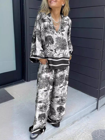 Ariadna™ | Conjunto Casual Estampado con Estilo y Elegancia Atemporal