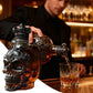 Skull King Whiskey Decanter – Gothic Glass Bottle for Liquor, Bourbon & Bar Decor - FairyLightTrees