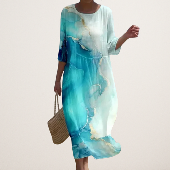 Vilma | Vestido elegante que disimula el abdomen